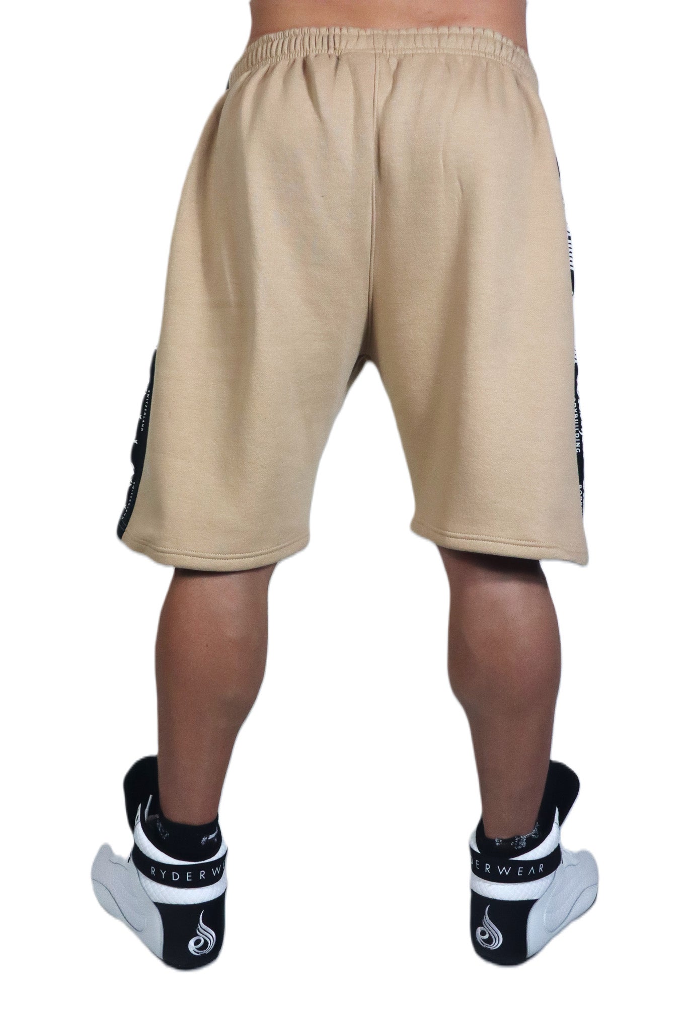 TWO TONE SHORTS BEIGE/SCHWARZ