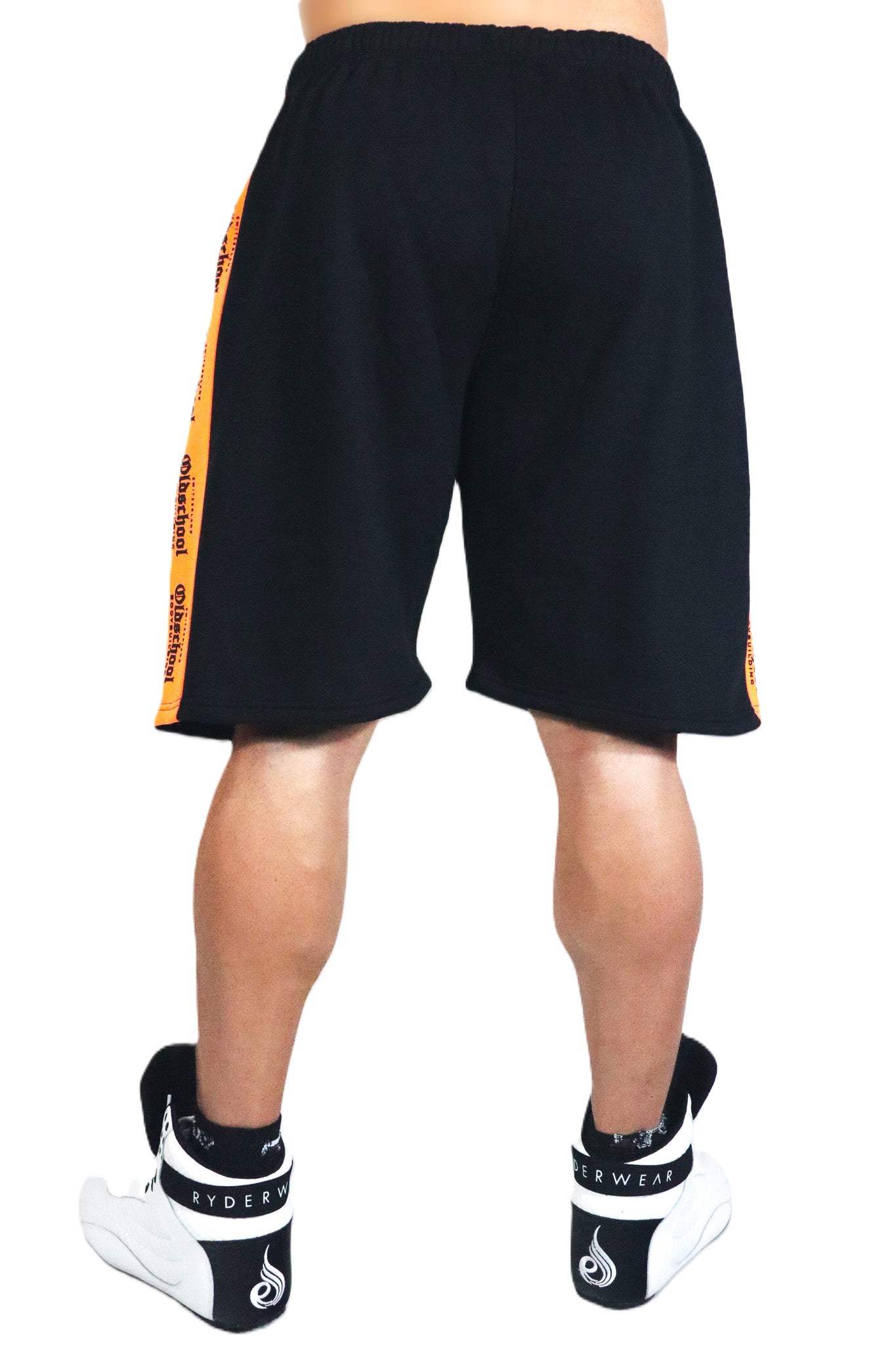 TWO TONE SHORTS SCHWARZ/NEON ORANGE