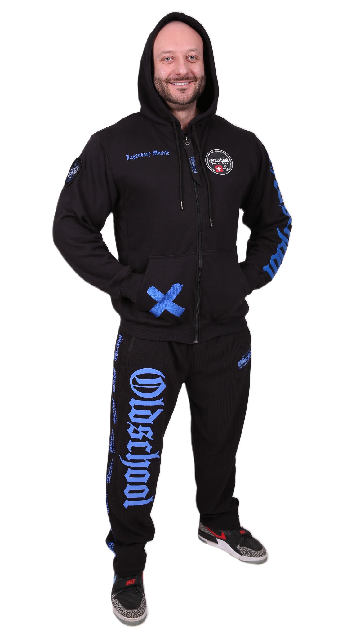 HARDCORE PANTS SCHWARZ/BLAU