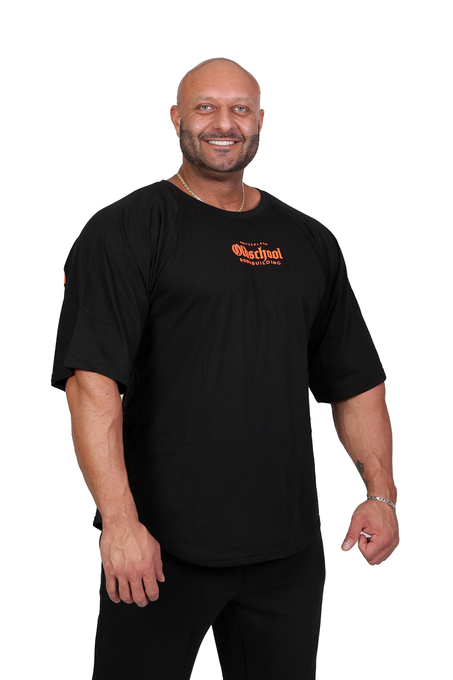 OLDSCHOOL GOKU T-SHIRT SCHWARZ/ORANGE