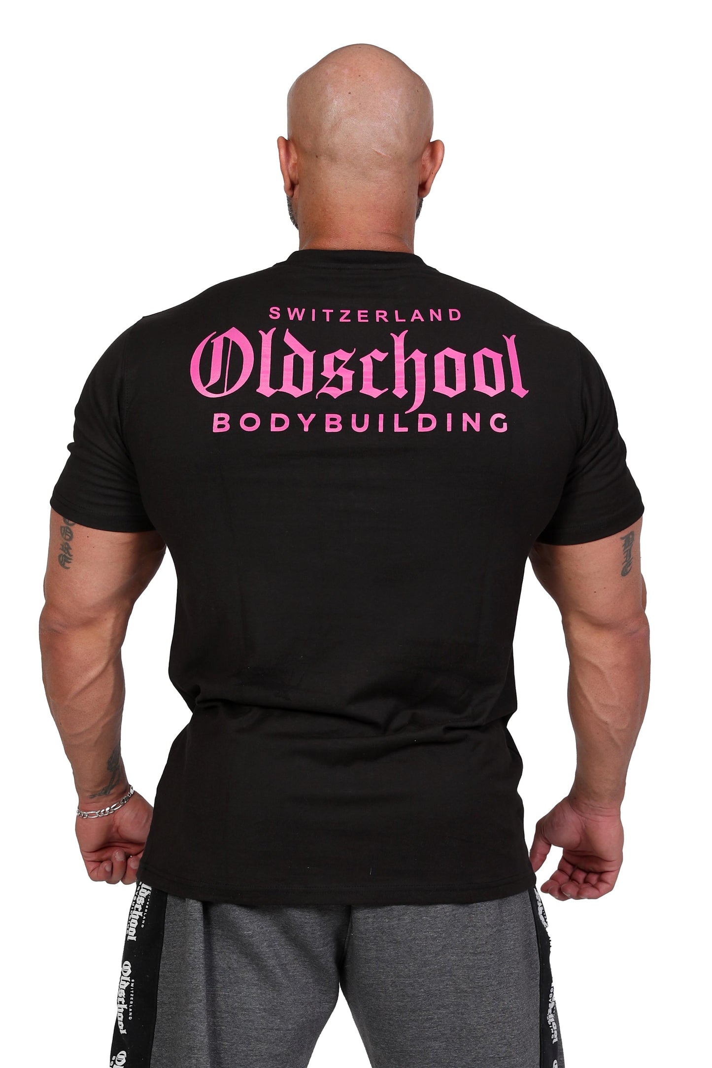 CHINON FITTED TEE SCHWARZ/PINK