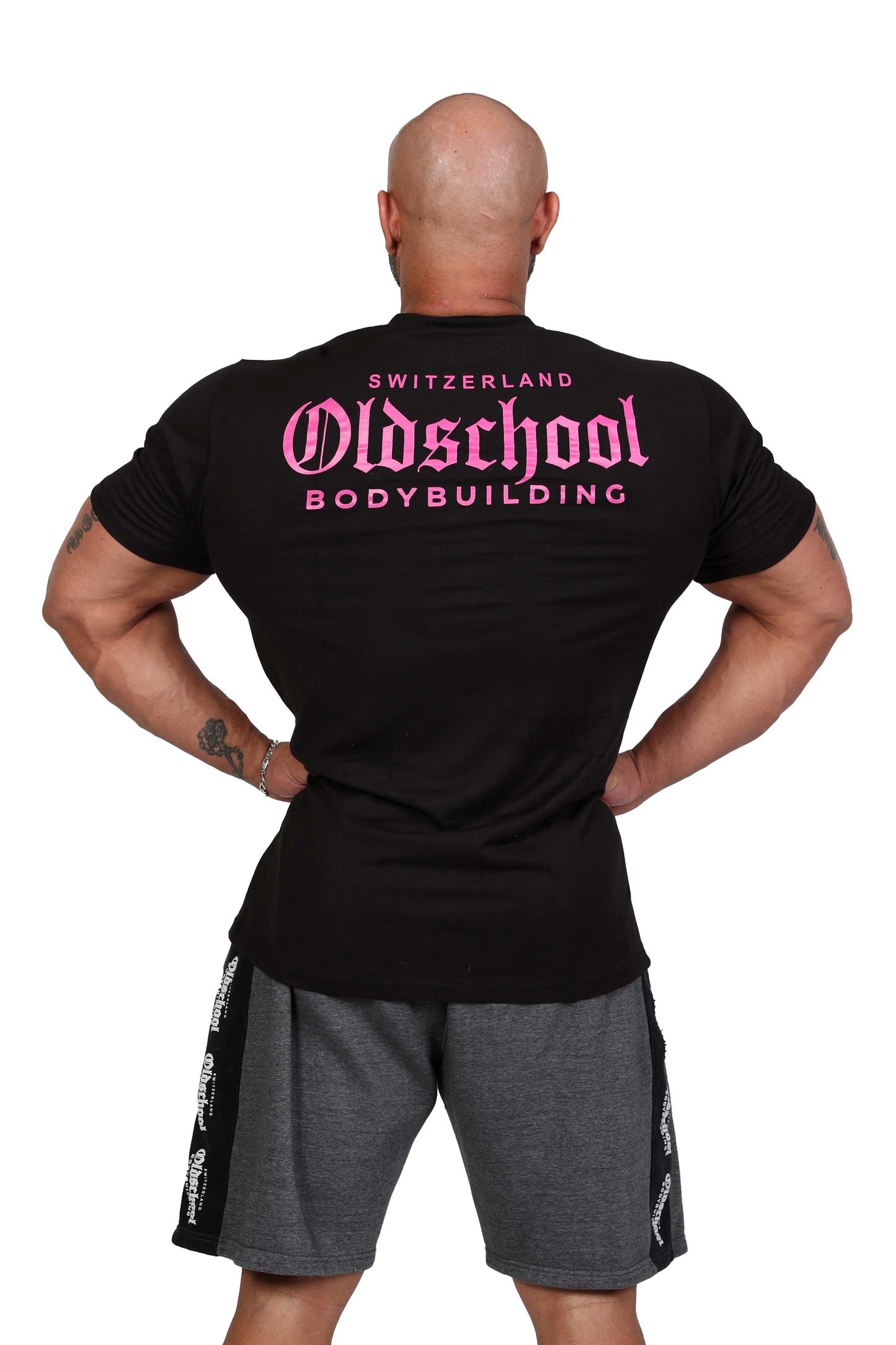 CHINON FITTED TEE SCHWARZ/PINK
