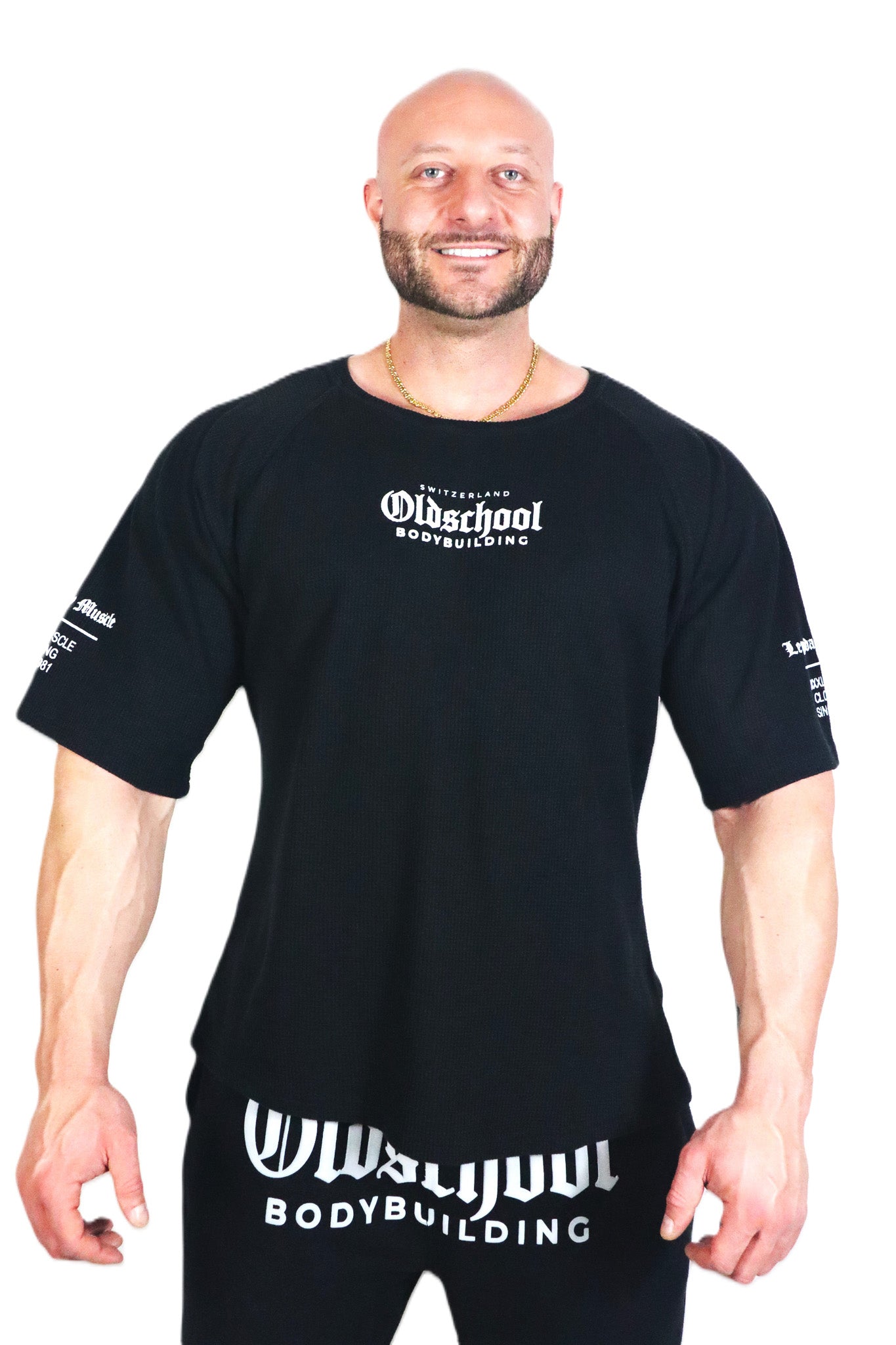 LEGENDARY MUSCLE OVERSIZED SHIRT SCHWARZ