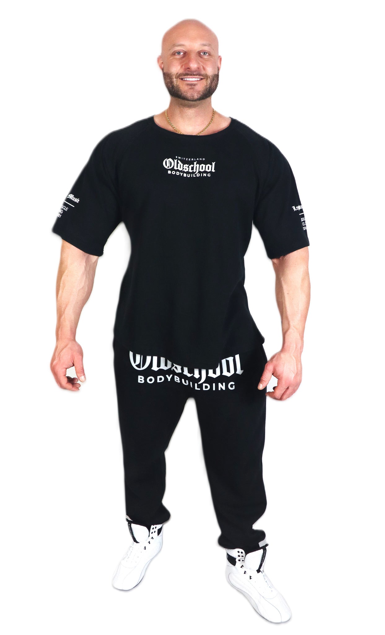 LEGENDARY MUSCLE OVERSIZED SHIRT SCHWARZ