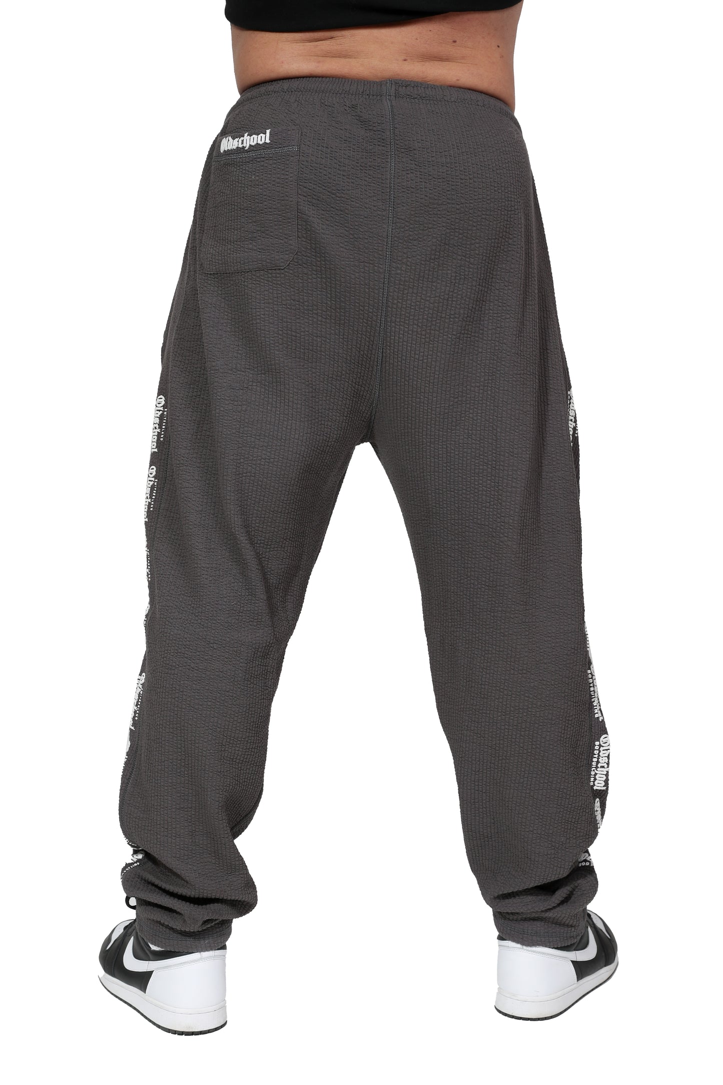 HARDCORE PANTS GRAU/WEISS