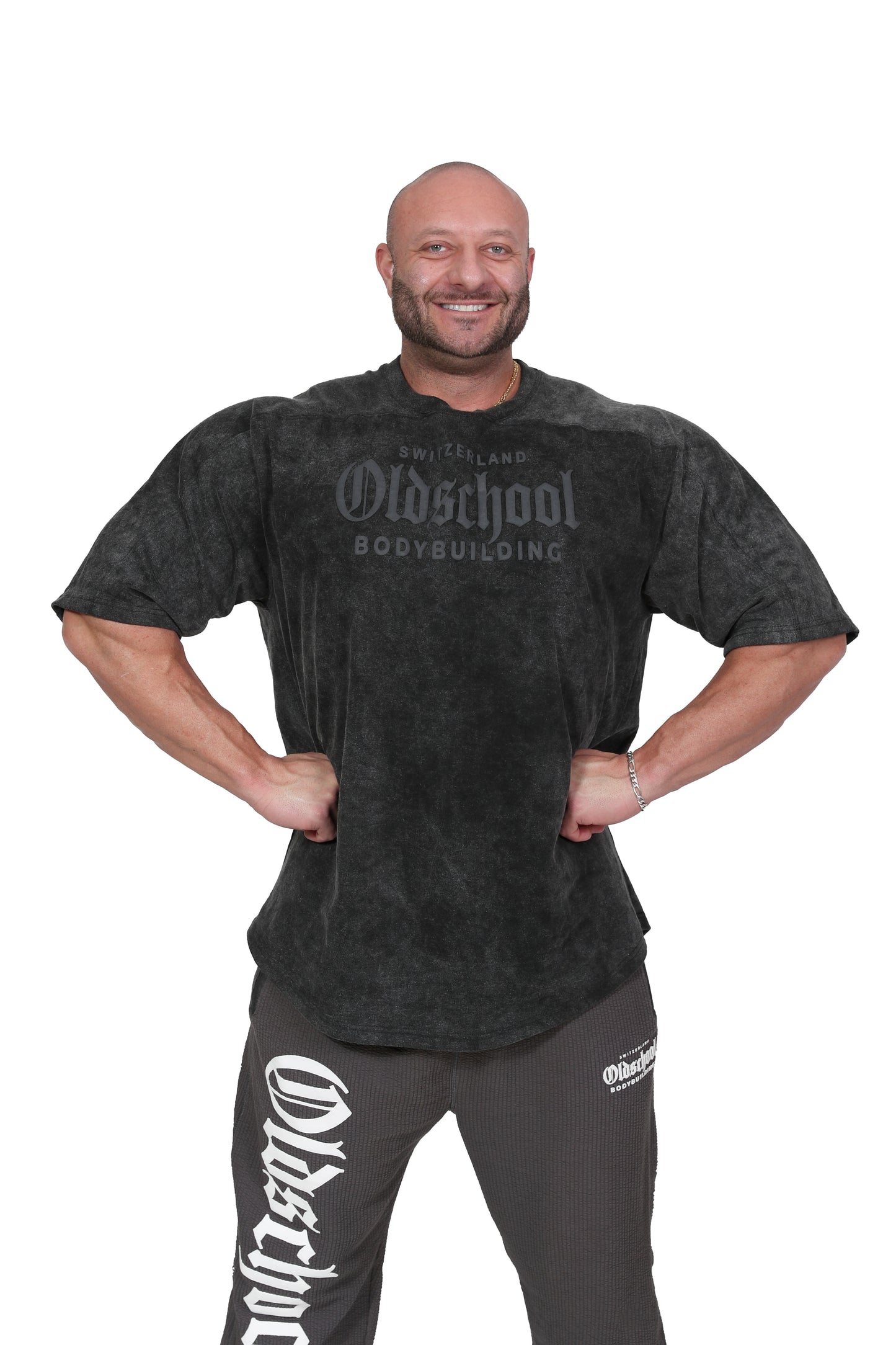 BARCELONA FIT OVERSIZED TEE WASHEDBLACK/ANTRAZIT