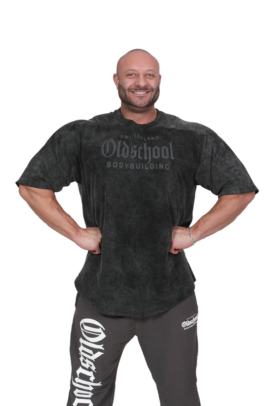 BARCELONA FIT OVERSIZED TEE WASHEDBLACK/ANTRAZIT