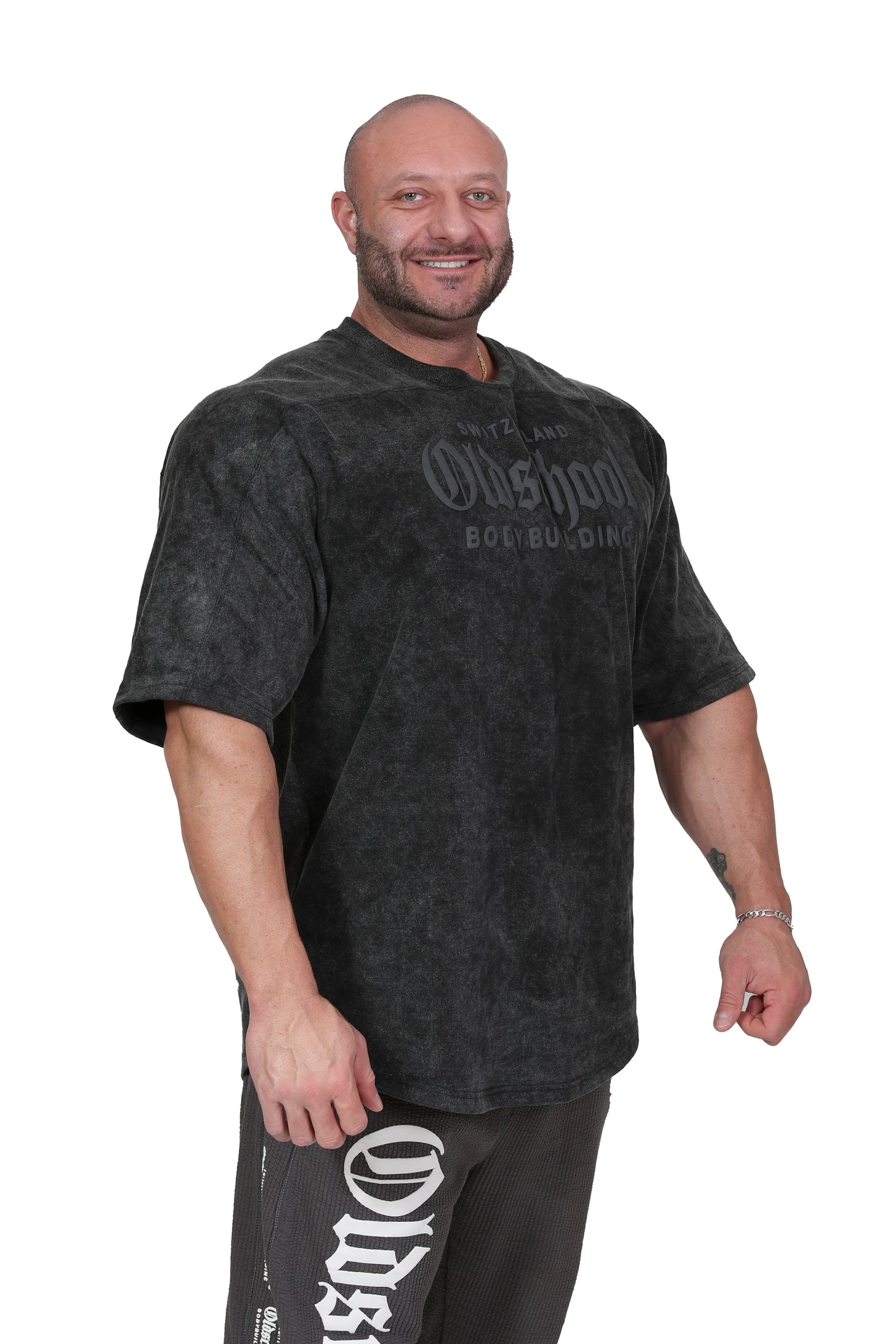 BARCELONA FIT OVERSIZED TEE WASHEDBLACK/ANTRAZIT