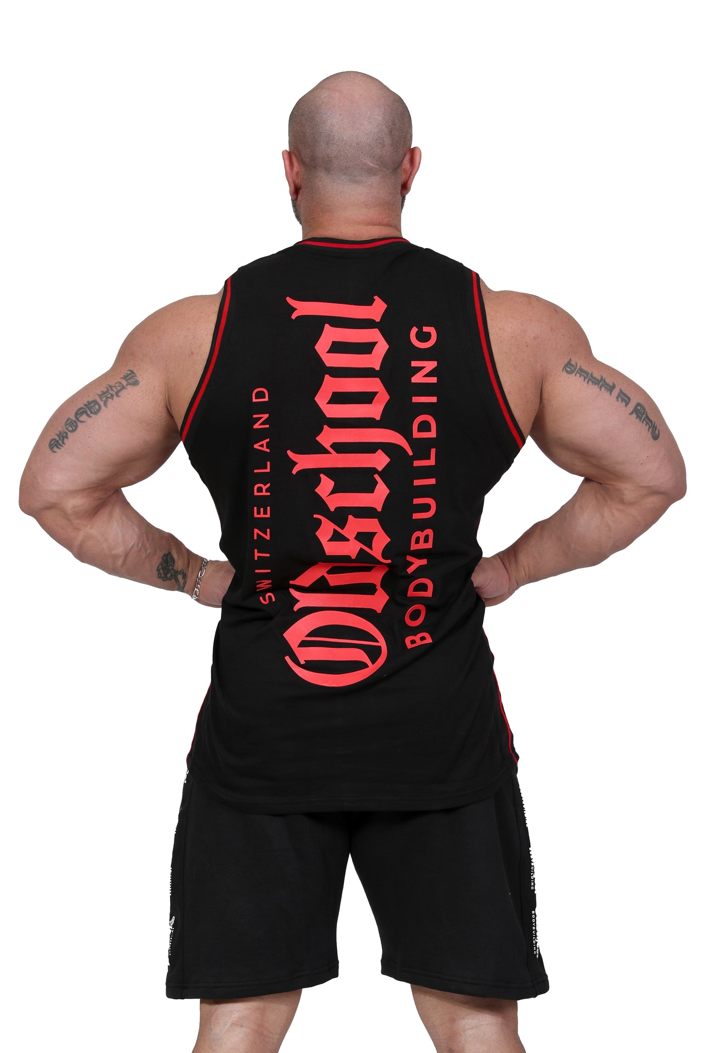 ALICANTE BIGSHOULDERS TANKTOP BAUMWOLLE SCHWARZ/ROT