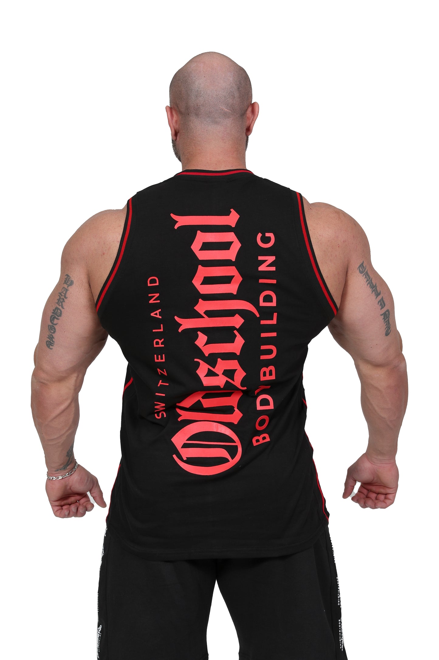 ALICANTE BIGSHOULDERS TANKTOP BAUMWOLLE SCHWARZ/ROT