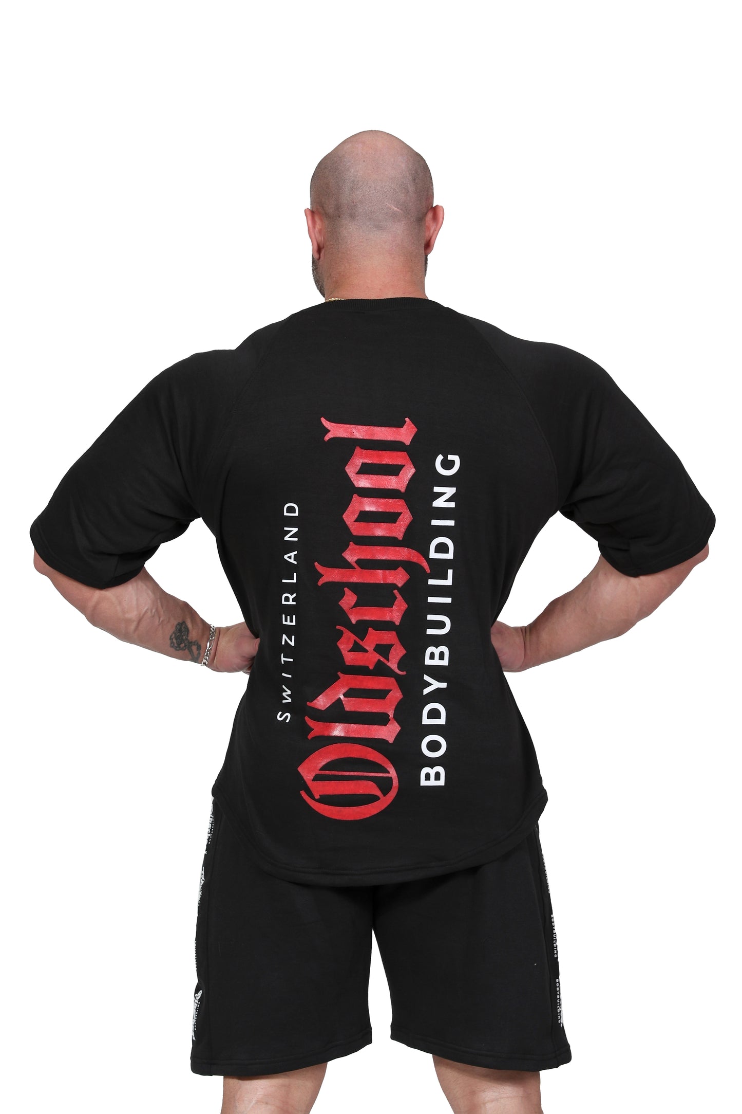 CLASSIC OVERSIZED TEE SCHWARZ/ROT/WEISS