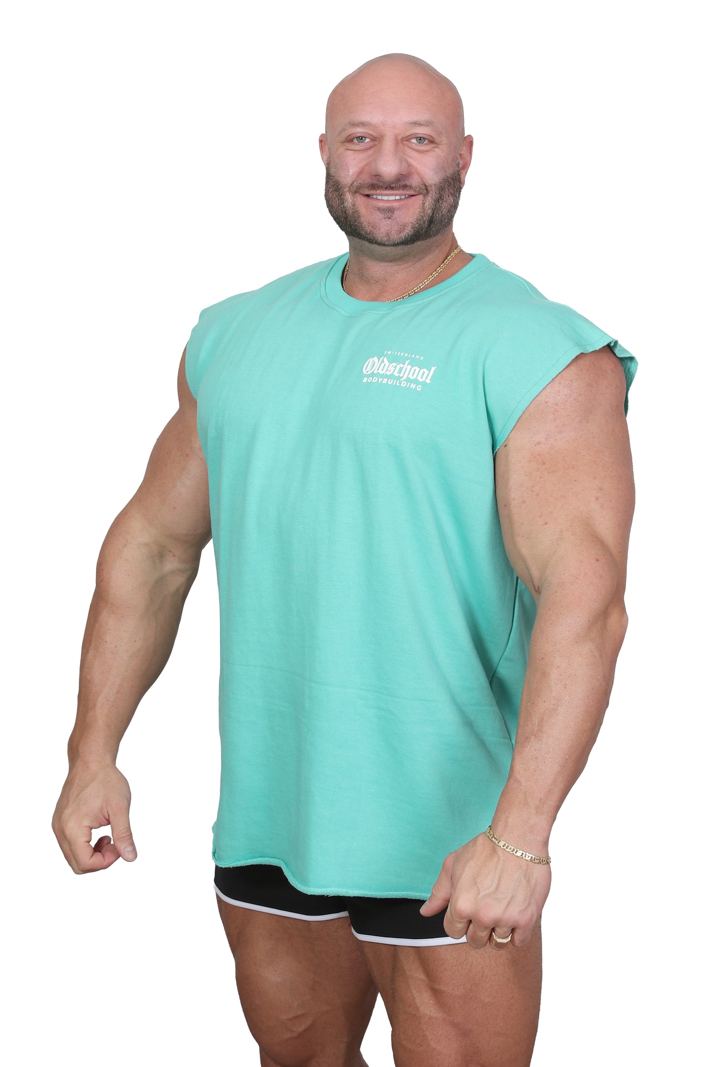 Oversize Sleeveless Calpe Spirit Shirt TÜRKIS
