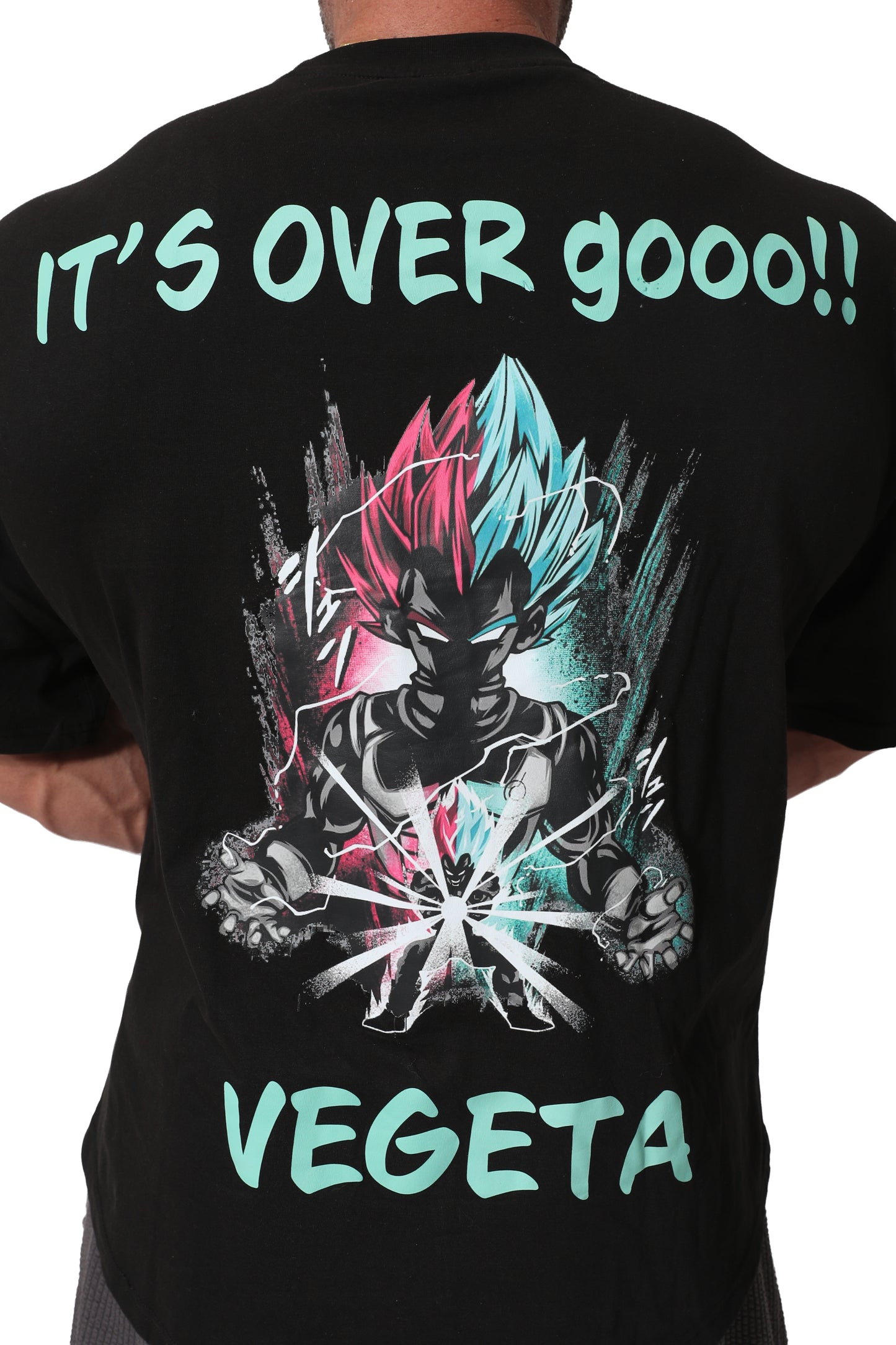VEGETA ITS OVER OVERSIZE SHIRT SCHWARZ
