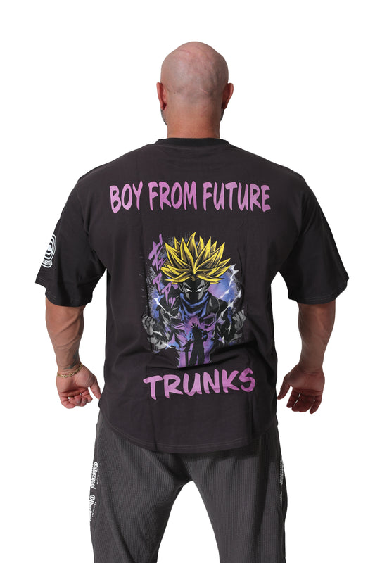 TRUNKS BOY FROM THE FUTURE OVERSIZE SHIRT ANTHRAZIT