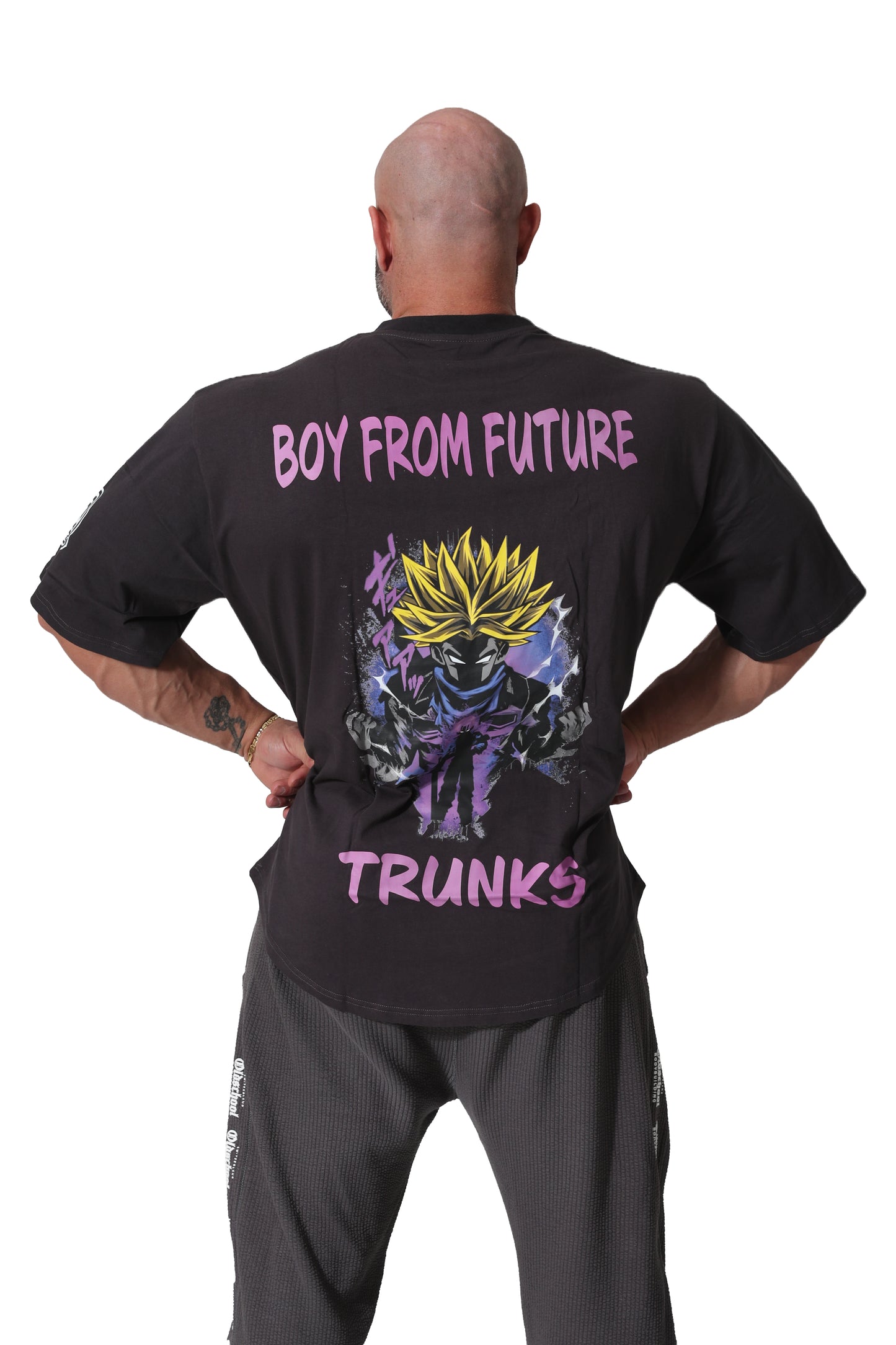 TRUNKS BOY FROM THE FUTURE OVERSIZE SHIRT ANTHRAZIT