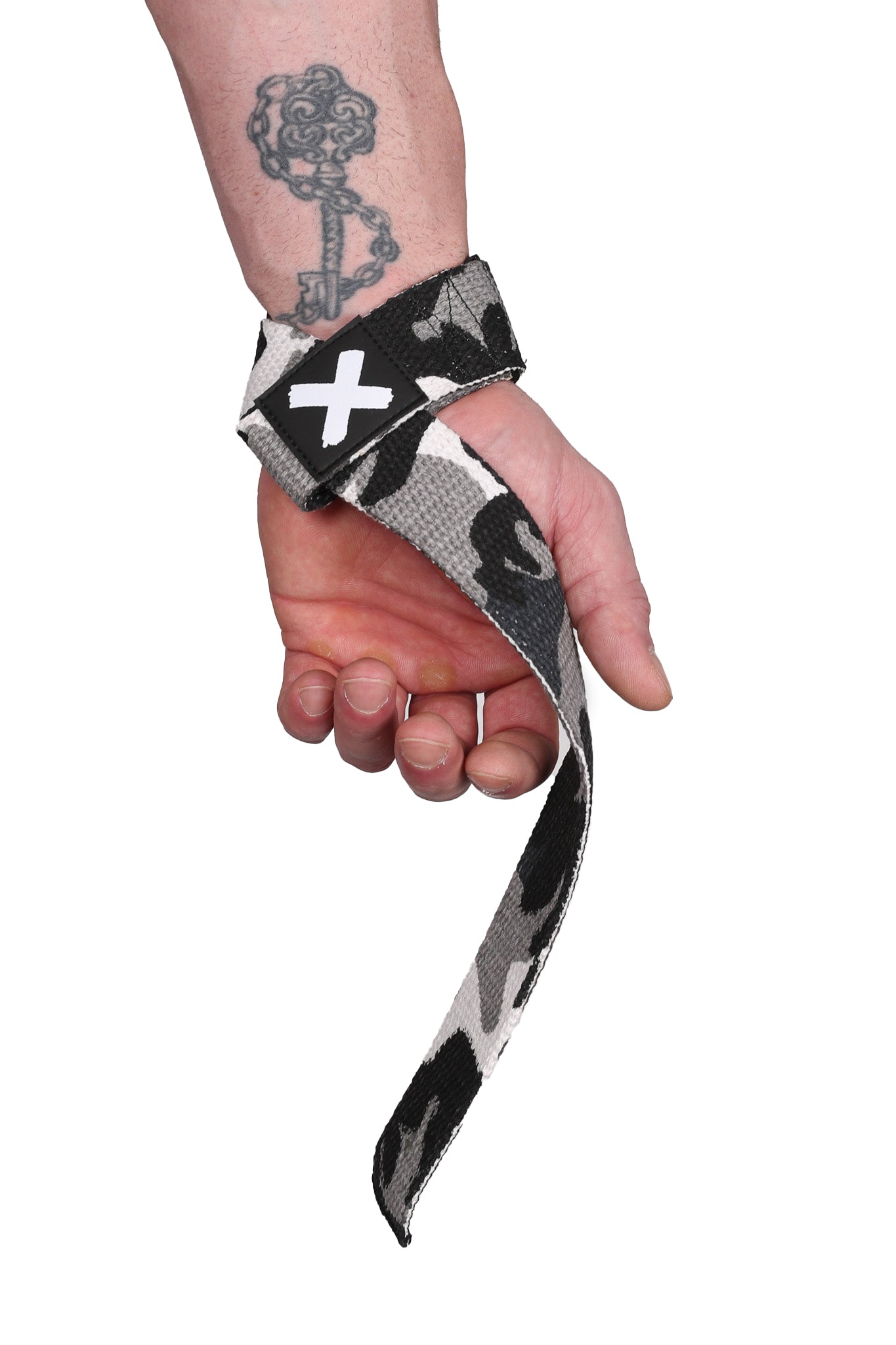 PADDED LIFTING STRAPS PRO GRAU CAMO