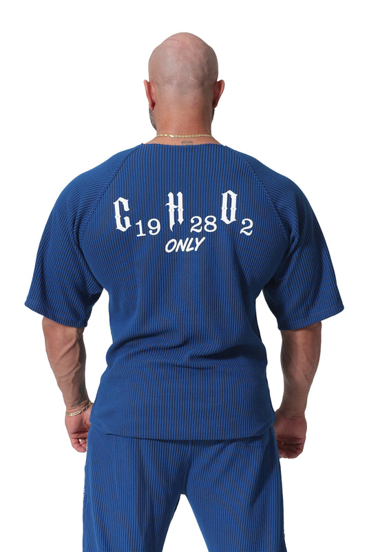 TESTO HYBRID RAG OVERSIZE SHIRT KÖNIGSBLAU